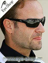  Rubens-Barrichello con occhiali da sole RayBan 4075