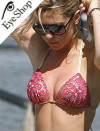  Abigail Glancy porta occhiali da sole RayBan 4125 Cats 5000