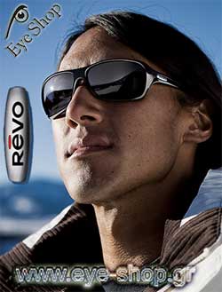  Jimmy-Chin con occhiali da sole Revo 4040 Highside
