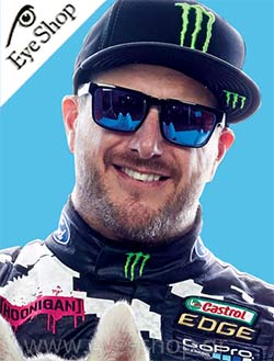  Ken Block wearing sunglasses SPY HELM