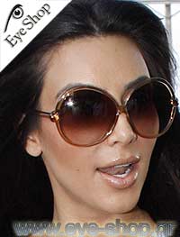 Kim-Kardashian con occhiali da sole Tom Ford TF 164 Nicole