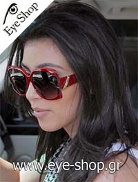  Kim-Kardashian con occhiali da sole Jee Vice red hot jv 27