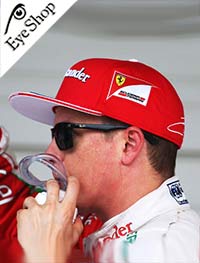  Kimi Raikonen porta occhiali da sole Rayban 4264