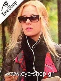  Zeta Makrypoulia wearing sunglasses Miu Miu 01OS