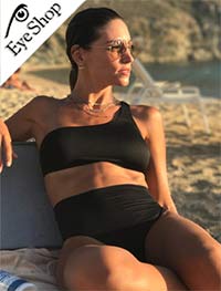  Athina Oikonomakou wearing sunglasses Dblanc sonic bloom