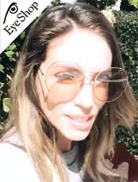  Athina Oikonomakou wearing sunglasses Dblanc sonic bloom