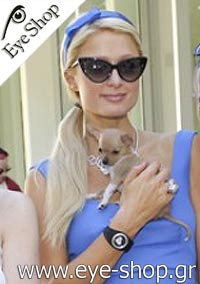  Paris-Hilton con occhiali da sole Tom Ford Nikita TF 173
