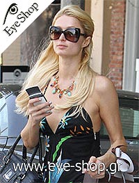  Paris-Hilton con occhiali da sole Tom Ford tf 175 nico