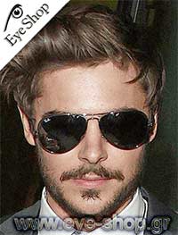  Zac Efron con occhiali da sole RayBan 3025 aviator