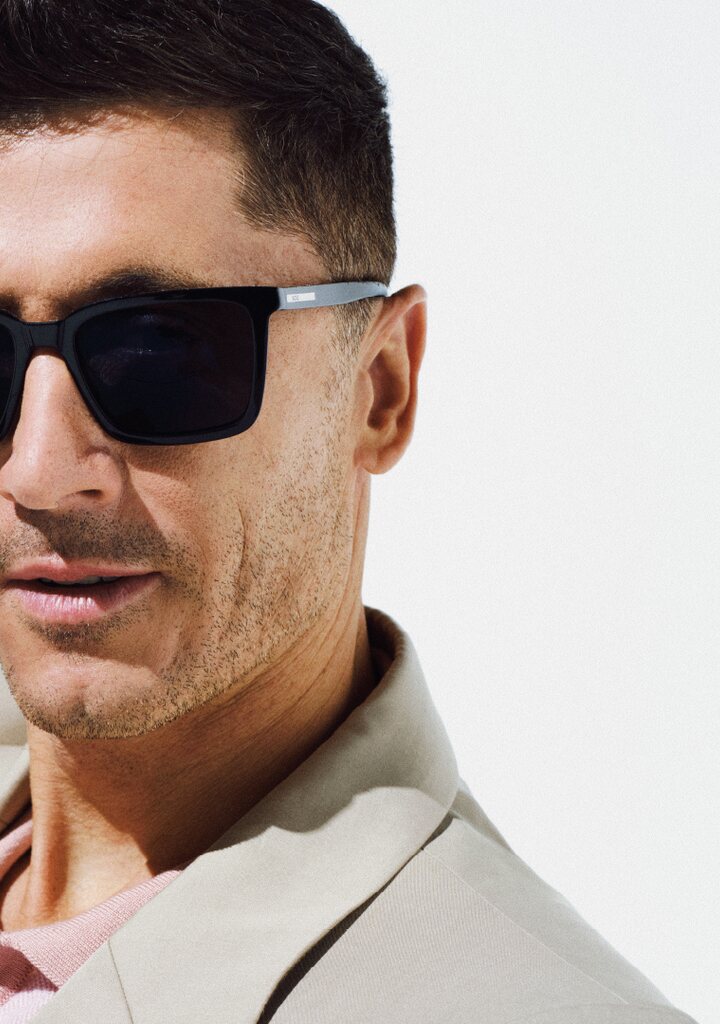 Hugo Boss 1893GS — occhiali da sole da uomo SS26 con montatura in metallo, Eye-Shop
