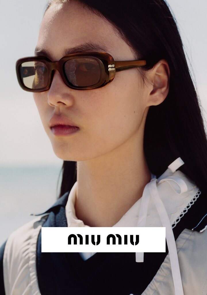 Miu Miu Été 2026 — Nuovi occhiali da sole e da vista                                                                                                                                                                                                       — MIU-MIU