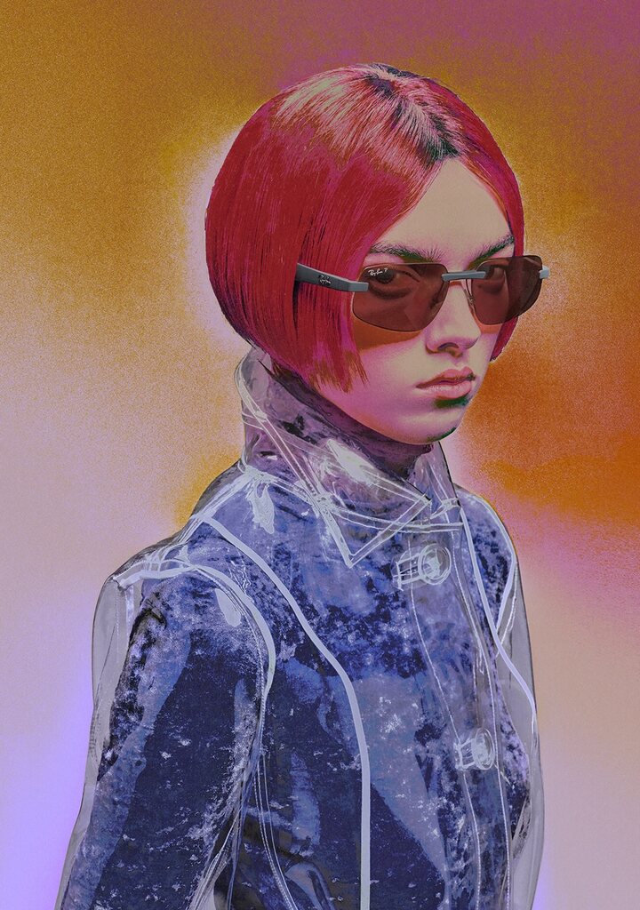 Ray-Ban — occhiali da sole aviator con montatura in metallo, Eye-Shop