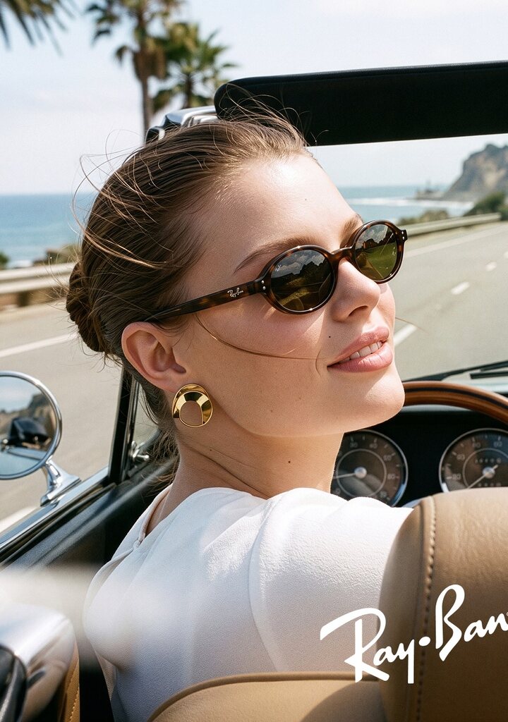 Ray-Ban — occhiali da sole con lenti 100% UV400, nuova collezione 2026