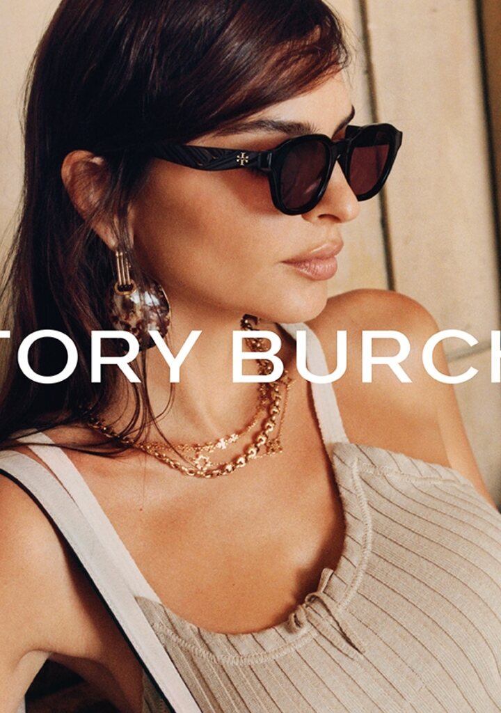 Tory Burch TY7235D — occhiali da sole cat-eye in acetato premium, lenti 100% UV400, Eye-Shop