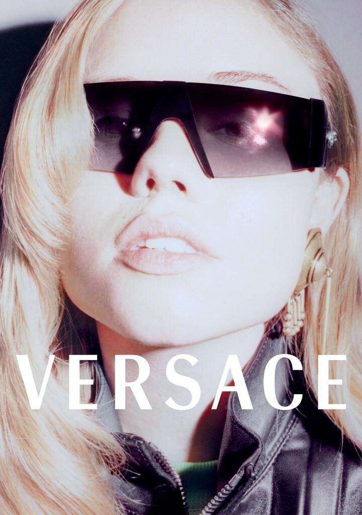 Versace SS26 — Nuovi occhiali da sole con la Medusa signature                                                                                                                                                                                              — VERSACE
