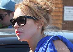 Lindsay Lohan - Miu Miu sunglasses…                                                                                                                                                                                                                        — MIU-MIU