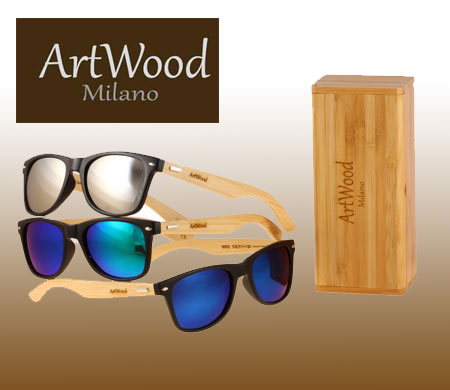 Artwood-Milano bamboo sunglasses - wooden                                                                                                                                                                                                                  — ARTWOOD-MILANO