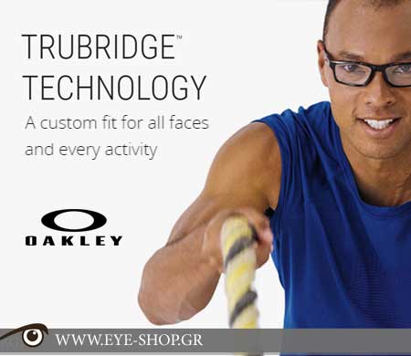 TruBridge™ Technology is the newest revolution in Oakley prescription eyewear that comes in the form of a frame fitting system that optimizes for a true fit.                                                                                              — OAKLEY