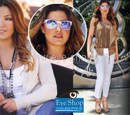 Elena Paparizoy wearing Oakley Garage Rock sunglasses                                                                                                                                                                                                      — OAKLEY
