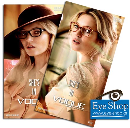 Vogue eyewear with Kate Moss. Collection 2013                                                                                                                                                                                                              — VOGUE