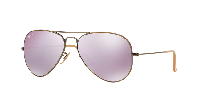 RayBan 3025 Aviator 1674K Lila 360 visione