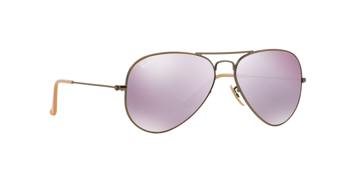 RayBan 3025 Aviator 1674K Lila 360 visione