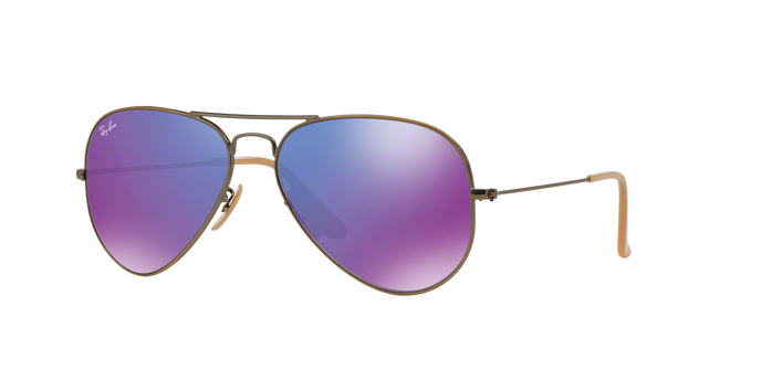 RayBan 3025 Aviator 1671M Viol 360 visione