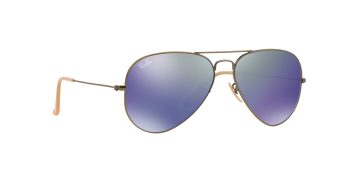 RayBan 3025 Aviator 16768 Blue 360 visione