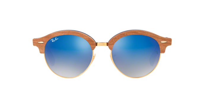 Rayban Clubround 4246M Wood 11807Q 360 visione