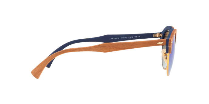Rayban Clubround 4246M Wood 11807Q 360 visione