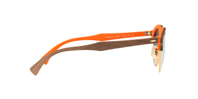 Rayban Clubround 4246M Wood 12187O 360 visione