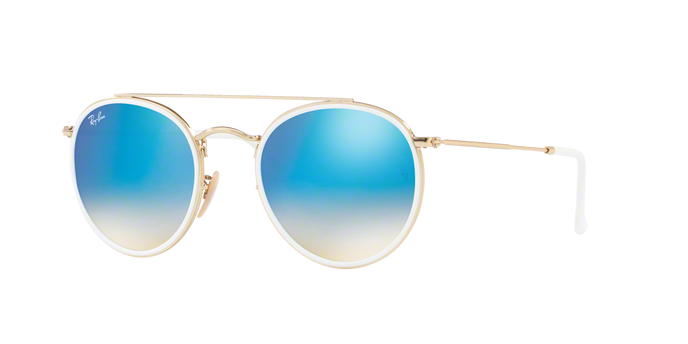Rayban 3647N Round Double Bridge 001/4O 360 visione