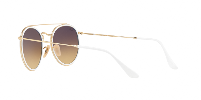 Rayban 3647N Round Double Bridge 001/4O 360 visione