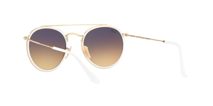 Rayban 3647N Round Double Bridge 001/4O 360 visione