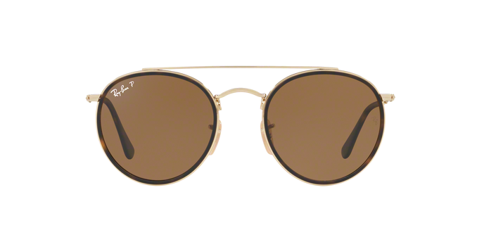 Rayban 3647N Round Double Bridge 001/57 pol 360 visione