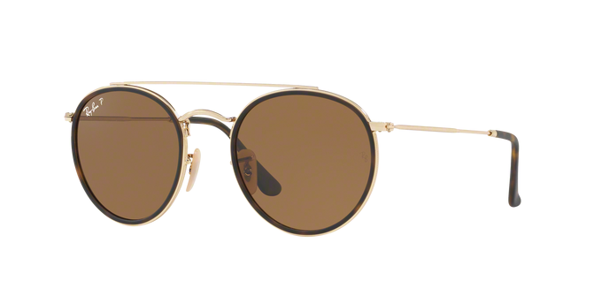 Rayban 3647N Round Double Bridge 001/57 pol 360 visione