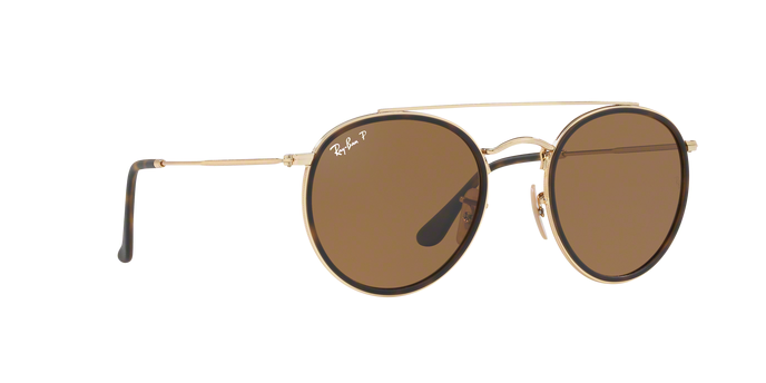 Rayban 3647N Round Double Bridge 001/57 pol 360 visione