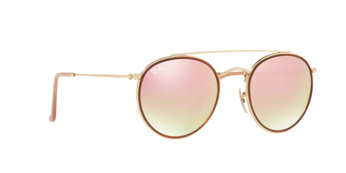 Rayban 3647N Round Double Bridge 001/7O 360 visione