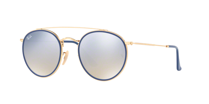 Rayban 3647N Round Double Bridge 001/9U 360 visione