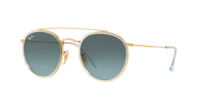 Rayban 3647N Round Double Bridge 91233M 360 visione