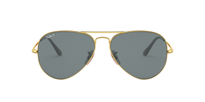 Rayban 3689 AVIATOR METAL II 9064S2 Pol 360 visione