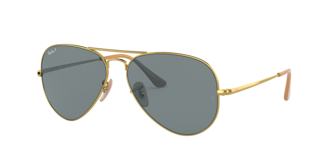 Rayban 3689 AVIATOR METAL II 9064S2 Pol 360 visione