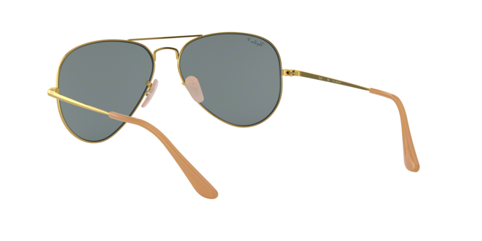 Rayban 3689 AVIATOR METAL II 9064S2 Pol 360 visione