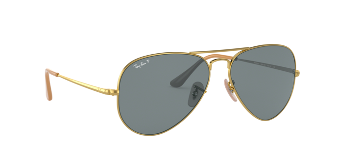 Rayban 3689 AVIATOR METAL II 9064S2 Pol 360 visione