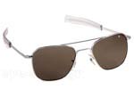 Occhiali da Sole Unisex American Optical ORIGINAL-PILOT Silver size 52