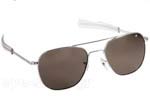 Occhiali da Sole Unisex American Optical ORIGINAL-PILOT Silver size 57