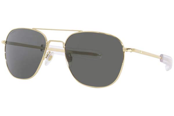 Occhiali da sole American Optical ORIGINAL PILOT Gold Grey Crystal Polarized U.S.A.