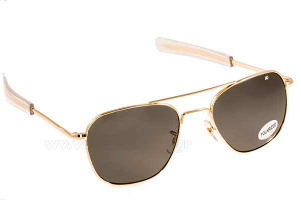 Occhiali American Optical ORIGINAL PILOT Gold Grey Crystal Polarized U.S.A.