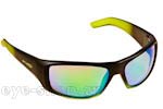 Occhiali da Sole Sport Arnette 4182-HOT-SHOT 22553R Fuzzy Black Green Mirror size 62