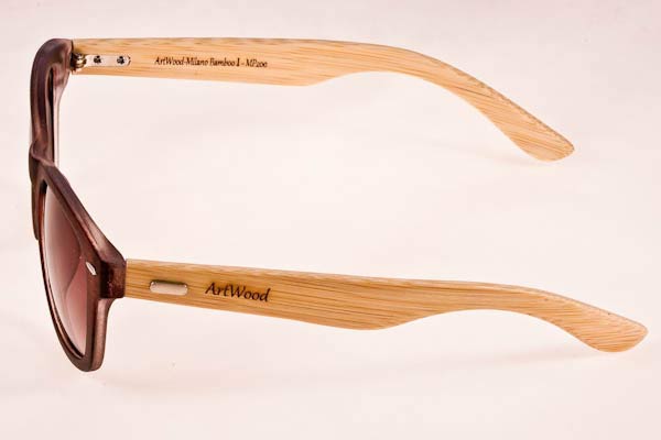 Artwood Milano modello Bambooline 1 MP200 di colore Brown Tortoise - bamboo temples